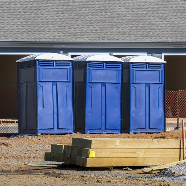 are there different sizes of portable restrooms available for rent in Onward IN